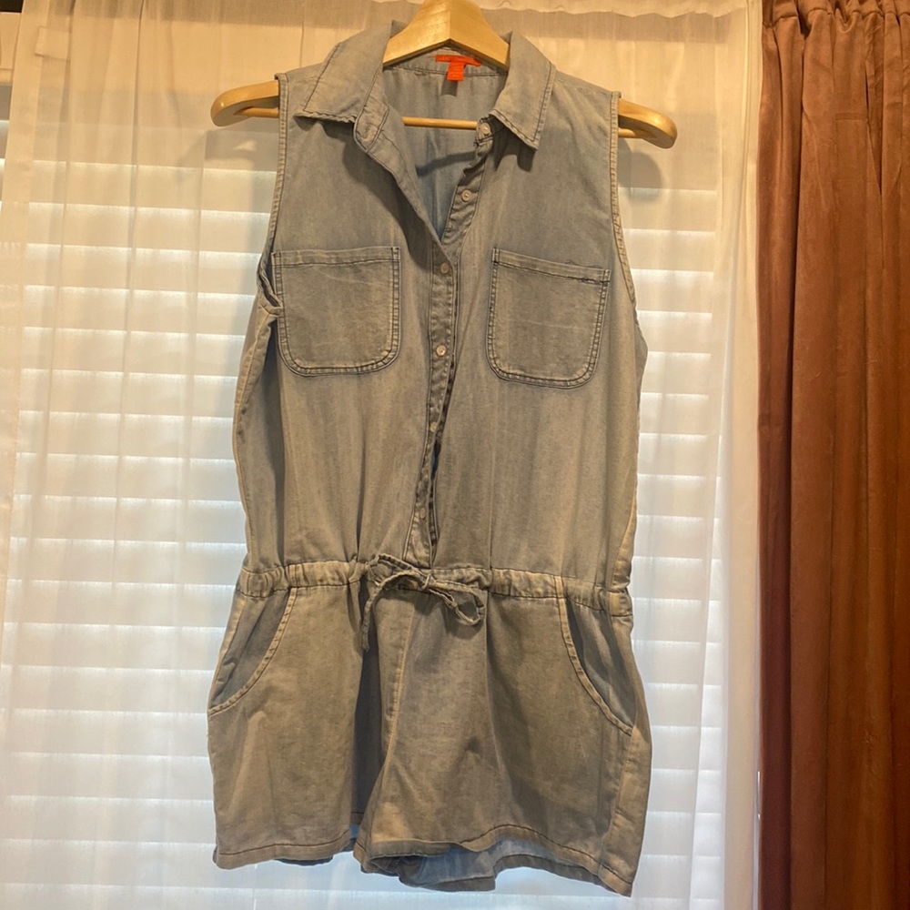 Chambray romper